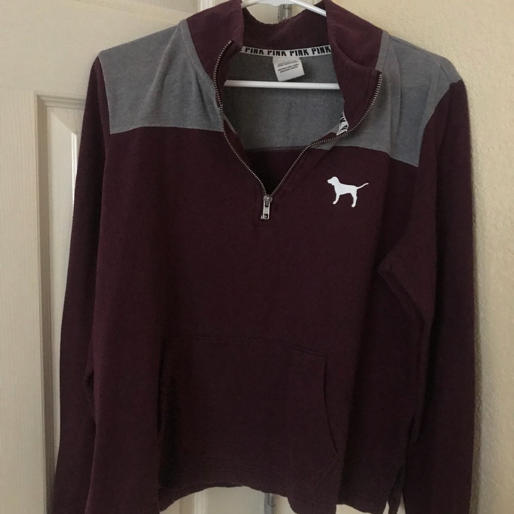 PINK Maroon Sweater